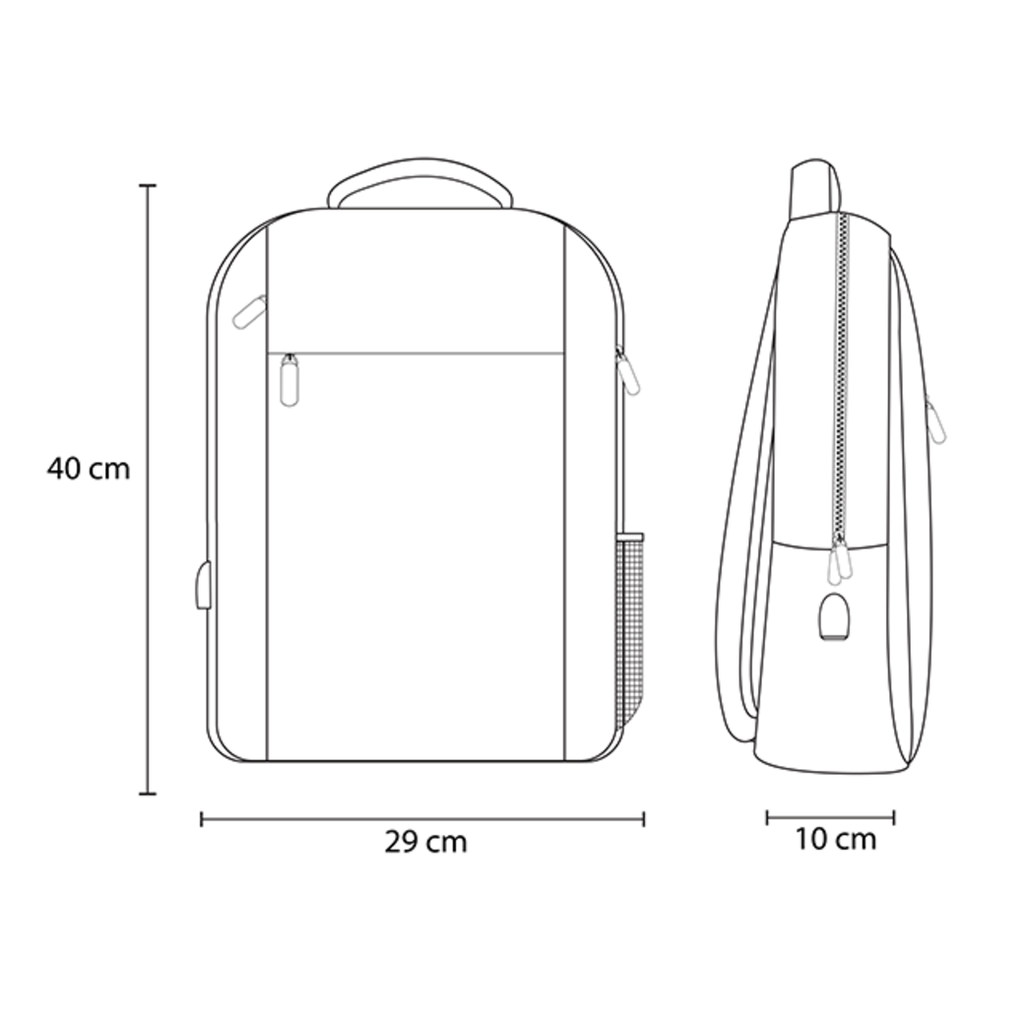 Backpack BELLEZZA-80510BL