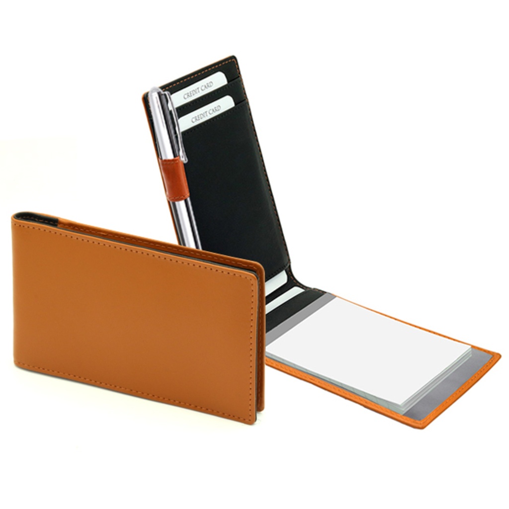 Pocket Jotter With Notepad & Metal Pen BRISTOL